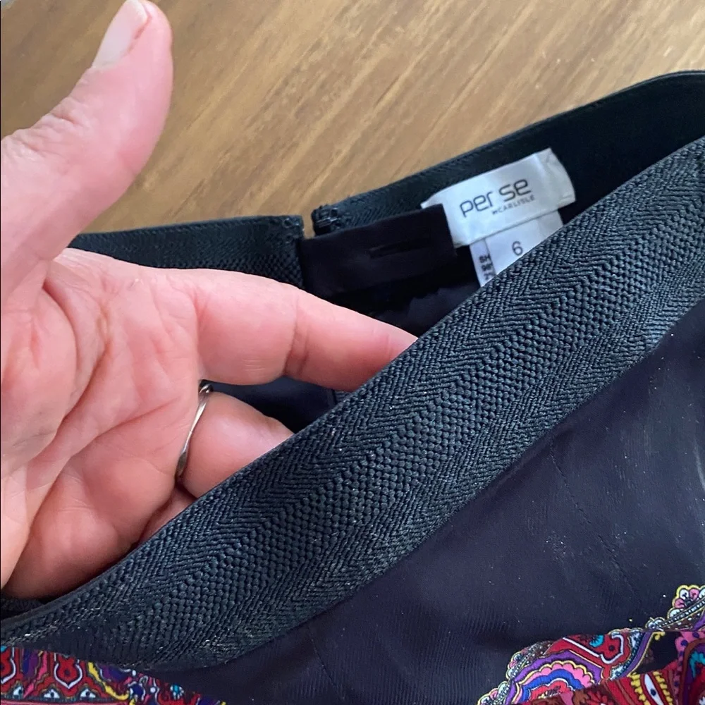 Per se  paisley skirt  clrb - Picture 3 of 7